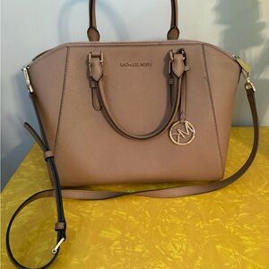 Michael Kors Brown Leather Satchel